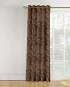 Blue custom curtains in texture design in polyester fabric for windows